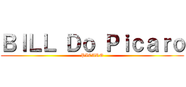 ＢＩＬＬ Ｄｏ Ｐｉｃａｒｏ (PICARO)