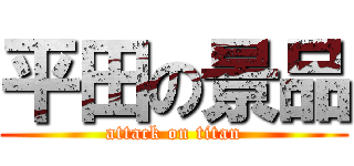 平田の景品 (attack on titan)