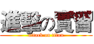 進擊の實習 (attack on titan)