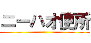 ニーハオ便所 ()