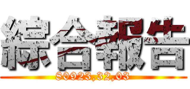 綜合報告 (80923,32,03)