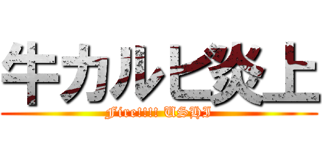 牛カルビ炎上 (Fire!!!! USHI)