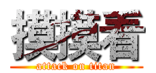 摸摸看 (attack on titan)