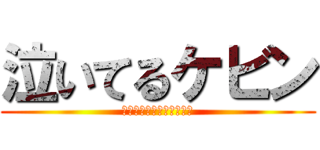 泣いてるケビン (もうケビンのライフはゼロ)