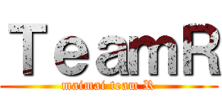 ＴｅａｍＲ (maimai team R)