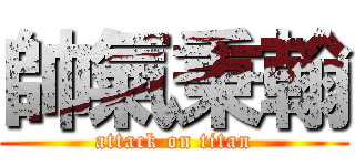 帥氣秉翰 (attack on titan)