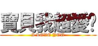 寶貝我超愛妳 (I LOVE YOU)