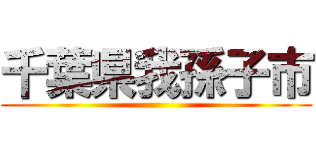 千葉県我孫子市 ()