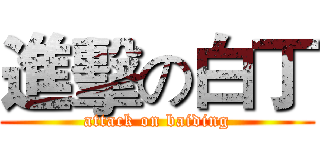 進擊の白丁 (attack on baiding)