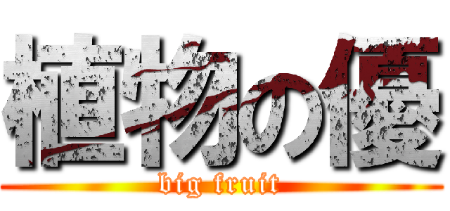 植物の優 (big fruit)