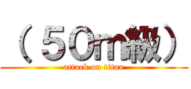 （ ５０ｍ級） (attack on titan)