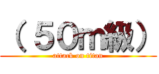 （ ５０ｍ級） (attack on titan)