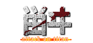 畄ヰ (attack on titan)