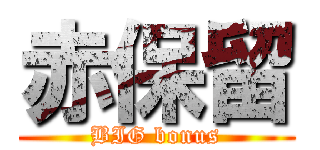 赤保留 (BIG bonus)