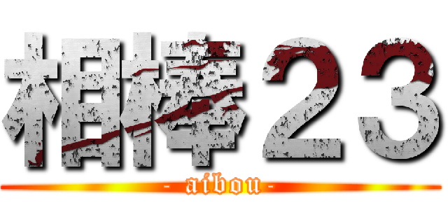 相棒２３ (- aibou-)