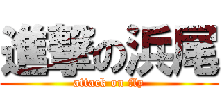 進撃の浜尾 (attack on fly)