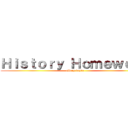 Ｈｉｓｔｏｒｙ Ｈｏｍｅｗｏｒｋ (ellory doyle)