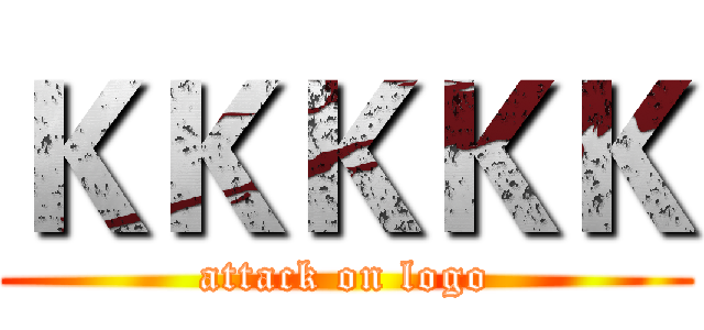 ＫＫＫＫＫ (attack on logo)