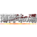 薄荷味の湯 (Mint flavor water)