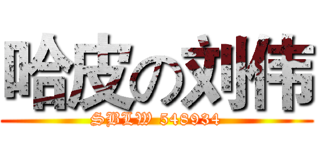 哈皮の刘伟 (SBLW 548934)