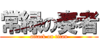 常緑の奏者 (attack on titan)