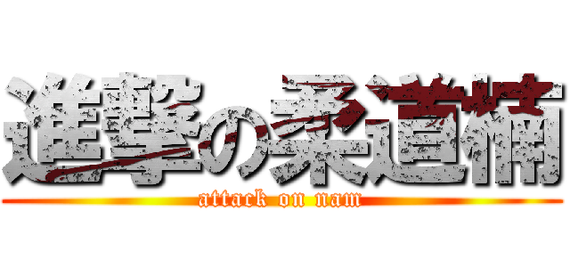 進撃の柔道楠 (attack on nam)