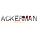 ＡＣＫＥＲＭＡＮ (femenino)
