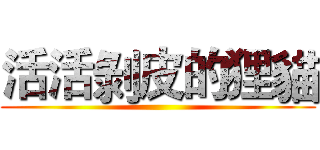 活活剝皮的狸貓 ()