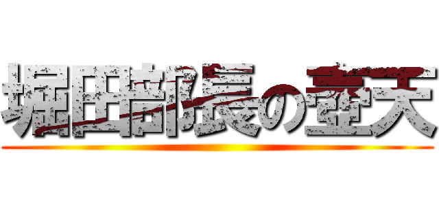 堀田部長の壺天 ()