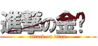 進撃の金勻  (attack on titan)