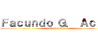 Ｆａｃｕｎｄｏ Ｇ． Ａｃｉａｒ (attack on titan)