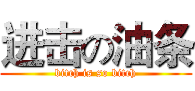 进击の油条 (bitch is so bitch)
