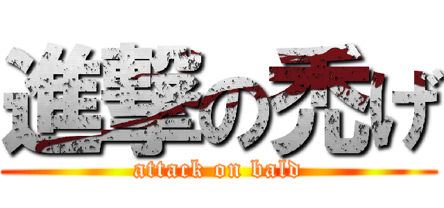 進撃の禿げ (attack on bald)
