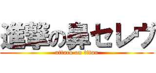 進撃の鼻セレヴ (attack on titan)