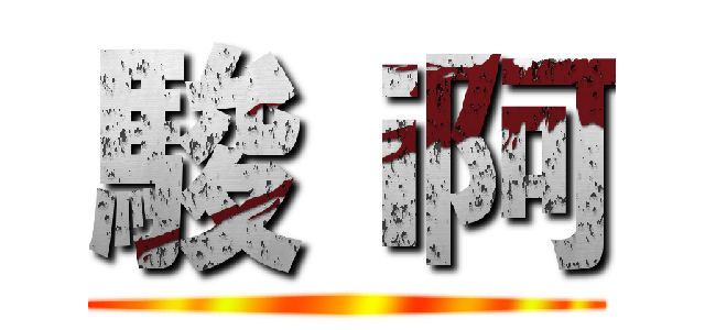 駿ｉ阿 ()