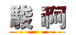 駿ｉ阿 ()