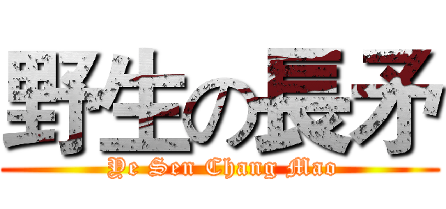 野生の長矛 ( Ye Sen Chang Mao)