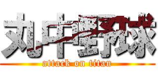 丸中野球 (attack on titan)