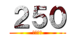 ２５０ (二百五十)