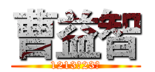 曹益智 (1213班23号)