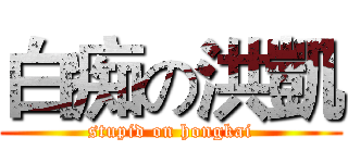 白痴の洪凱 (stupid on hongkai)