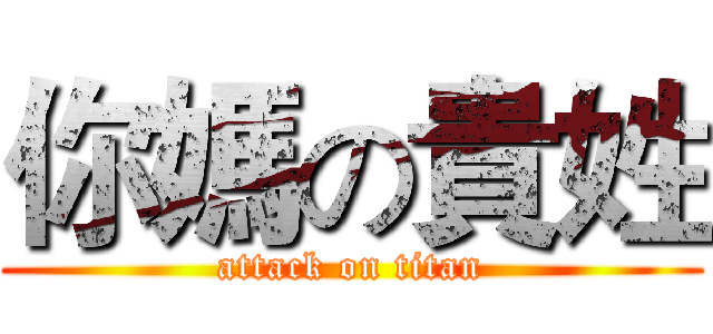 你媽の貴姓 (attack on titan)