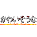 かわいそうな (shush the sheesh)