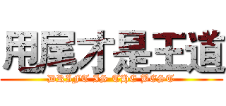 甩尾才是王道 (DRIFT IS THE BEST)