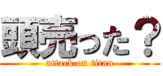 頭売った？ (attack on titan)