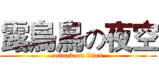 露鳥鳥の夜空 (attack on titan)