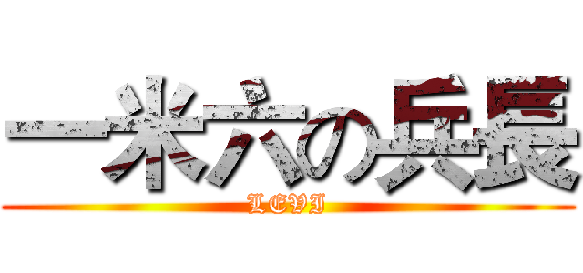 一米六の兵長 (LEVI)
