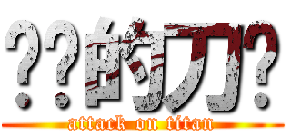 进击的刀剑 (attack on titan)