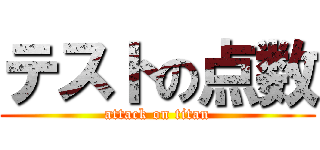 テストの点数 (attack on titan)