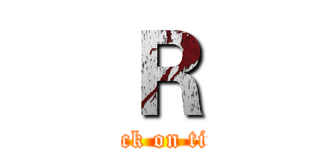 Ｒ (attack on titan)